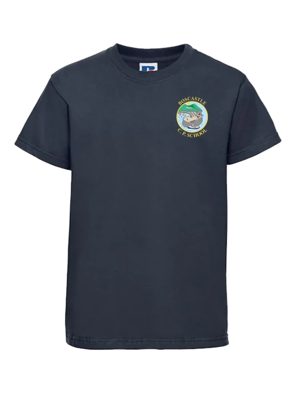 Boscastle Primary School Navy PE T-Shirt
