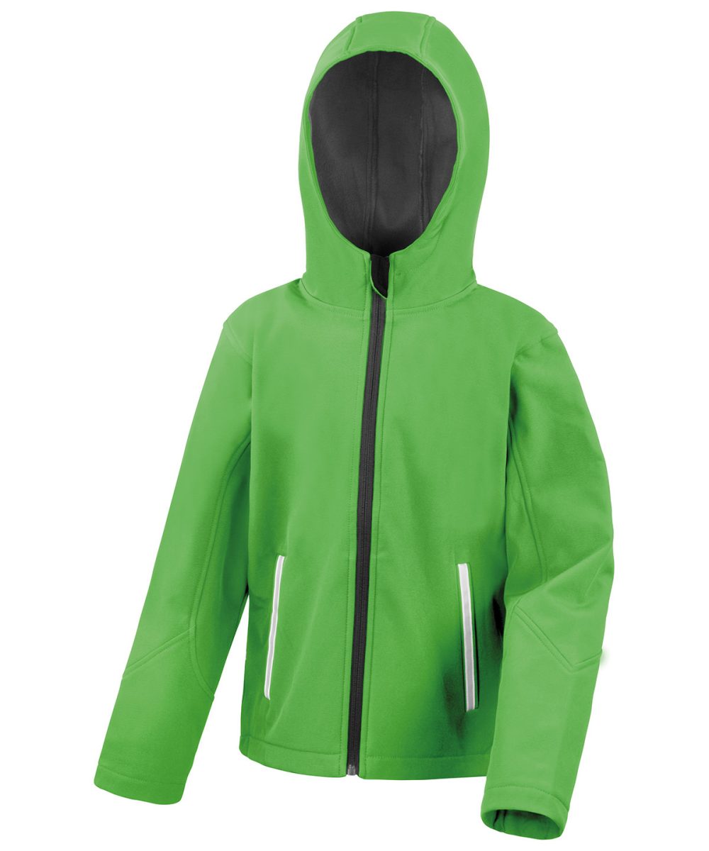 Vivid Green/Black Softshells