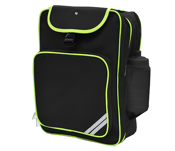 Black Junior Backpack - Road Safety