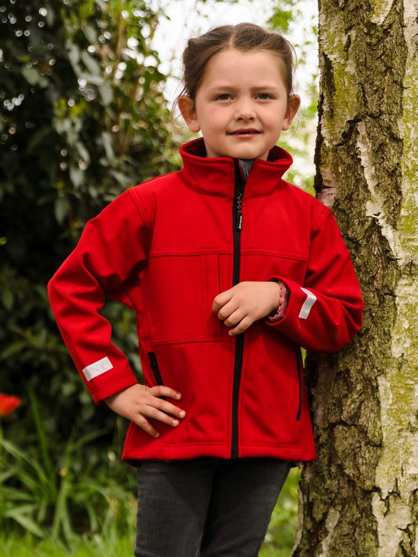 Junior classic softshell 3-layer jacket