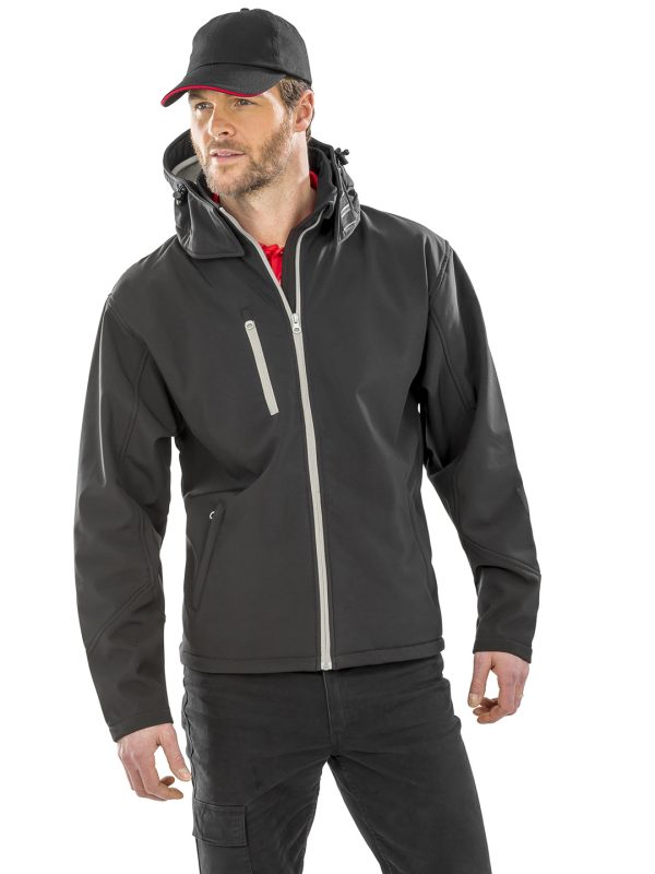 Core TX performance hooded softshell jacket