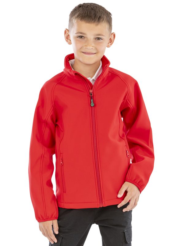 Recycled 2-layer junior softshell