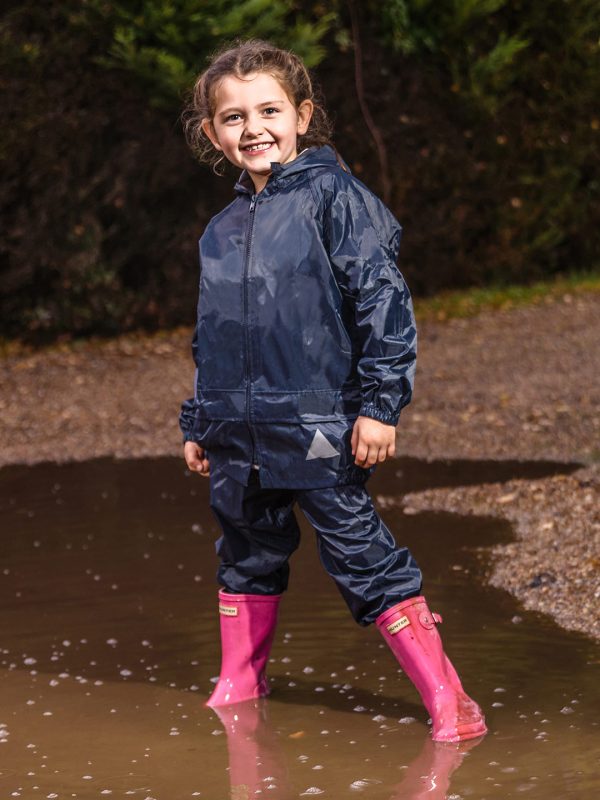 Junior waterproof jacket and trouser set