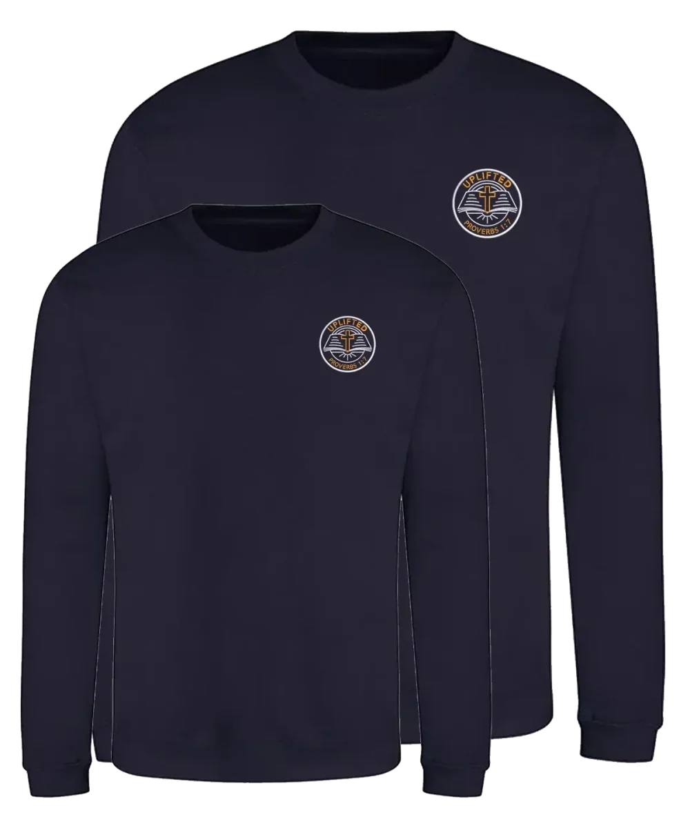 Uplifted School Navy Sweatshirt 2 Pack