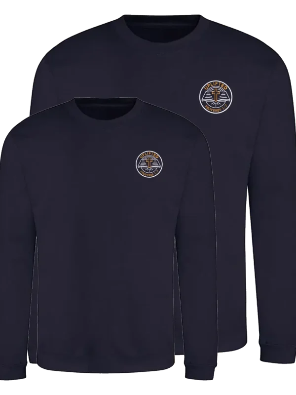 Uplifted School Navy Sweatshirt 2 Pack