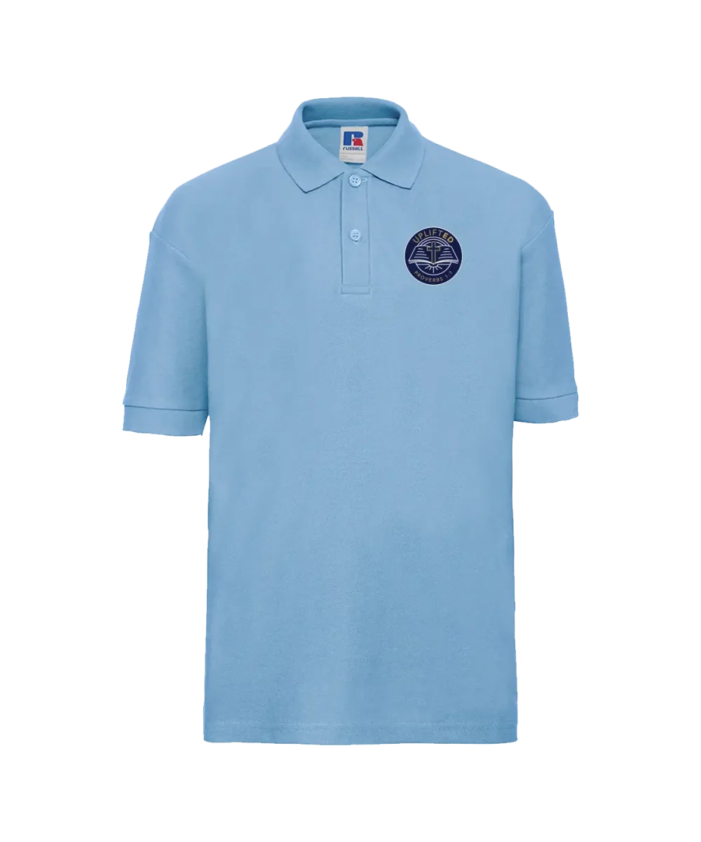 Uplifted School Sky Blue Polo Shirt
